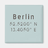Berliner Breitengrad Magnet (Vorne)