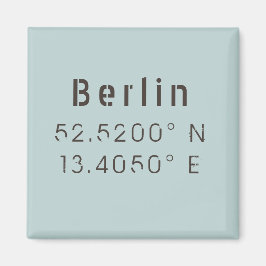 Berliner Breitengrad Magnet