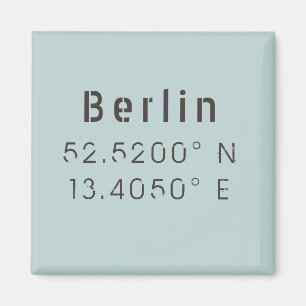 Berliner Breitengrad Magnet