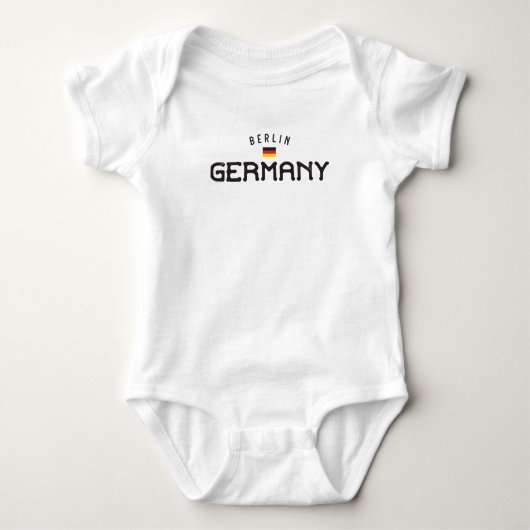 Berliner Deutschland Baby Strampler (Vorderseite)