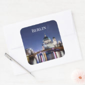 Berliner Dom, Berlin Quadratischer Aufkleber (Umschlag)