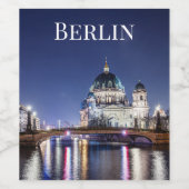 Berliner Dom, Berlin Weinetikett (Einzelnes Label)
