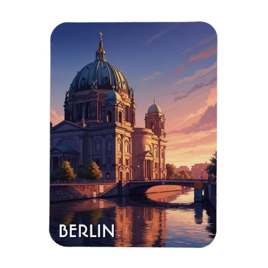 Berliner Dom Deutschland Reise Magnet (Vertikal)