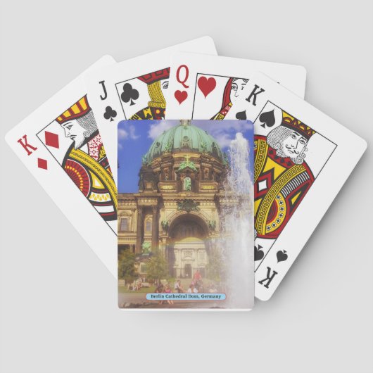 Berliner Dom, Deutschland Spielkarten (Rückseite)