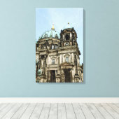 Berliner Dom Leinwanddruck (Insitu (Holzboden))