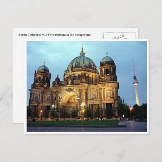 Berliner Dom Postkarte (Vorne/Hinten)