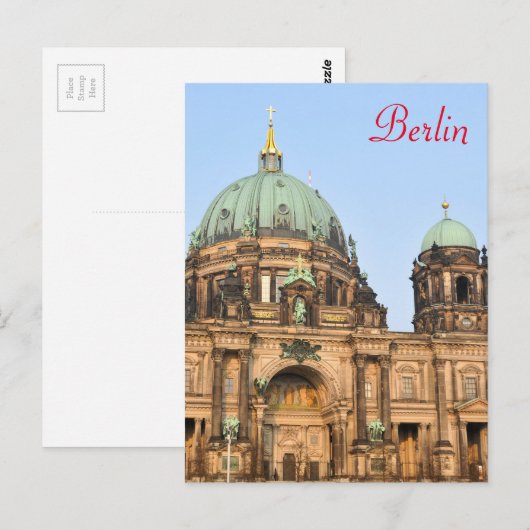 Berliner Dom Postkarte (Vorne/Hinten)