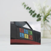 Berliner Fahrzeug Postkarte (Stehend Vorderseite)