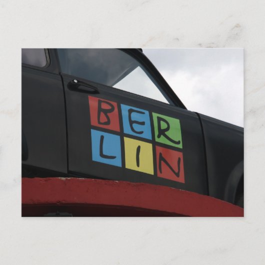 Berliner Fahrzeug Postkarte (Vorderseite)
