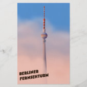Berliner Fernsehturm, Berliner Fernsehturm Briefpapier (Vorderseite)