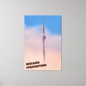 Berliner Fernsehturm, Berliner Fernsehturm Leinwanddruck (Vorderseite)