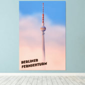 Berliner Fernsehturm, Berliner Fernsehturm Leinwanddruck (Insitu (Holzboden))
