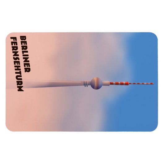 Berliner Fernsehturm, Berliner Fernsehturm Magnet (Horizontal)
