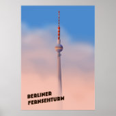 Berliner Fernsehturm, Berliner Fernsehturm Poster (Vorne)