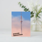 Berliner Fernsehturm, Berliner Fernsehturm Postkarte (Stehend Vorderseite)