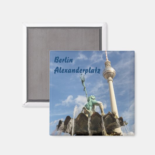Berliner Fernsehturm Magnet (Vorderseite/Rückseite)