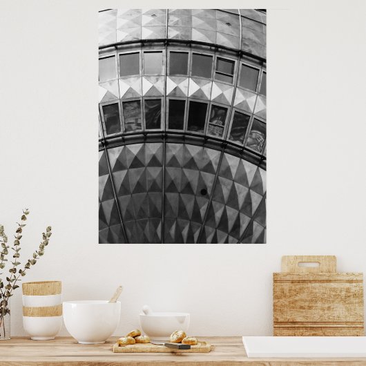 Berliner Fernsehturm Nr. 7 Poster (Küche)