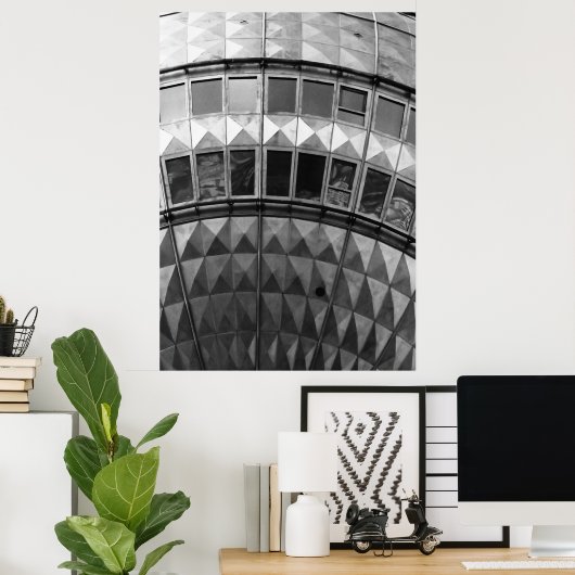 Berliner Fernsehturm Nr. 7 Poster (Heimbüro)