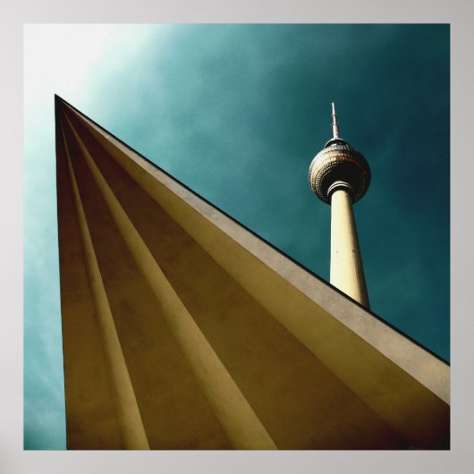 Berliner Fernsehturm Poster (Vorne)
