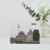 Berliner Fernsehturm Postkarte (Stehend Vorderseite)