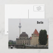 Berliner Fernsehturm Postkarte (Vorne/Hinten)