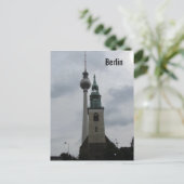 Berliner Fernsehturm Postkarte (Stehend Vorderseite)