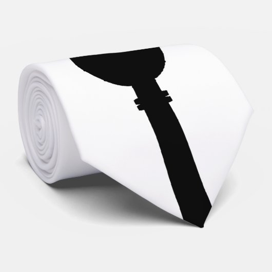 Berliner Fernsehturm, Silhouette Krawatte (Gerollt)