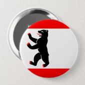 Berliner Flagge Button (Vorne & Hinten)