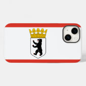 Berliner Flagge Case-Mate iPhone Hülle (Rückseite (Horizontal))