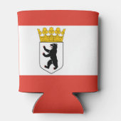 Berliner Flagge Dosenkühler (Rückseite)