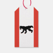 Berliner Flagge Geschenkanhänger (Rückseite)