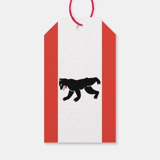 Berliner Flagge Geschenkanhänger (Rückseite)