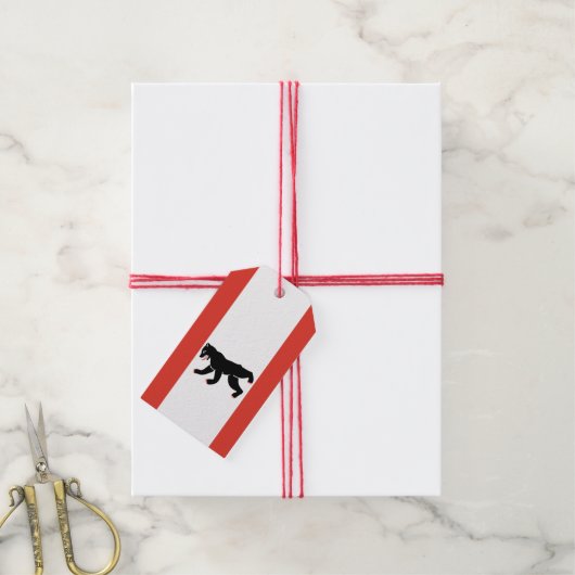 Berliner Flagge Geschenkanhänger (Mit Garn)