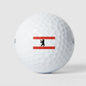 Berliner Flagge Golfball (Vorderseite)