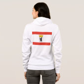 Berliner Flagge Hoodie (Schwarz voll)