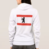 Berliner Flagge Hoodie (Rückseite)