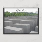Berliner Gedenkstätte Postkarte (Vorderseite)