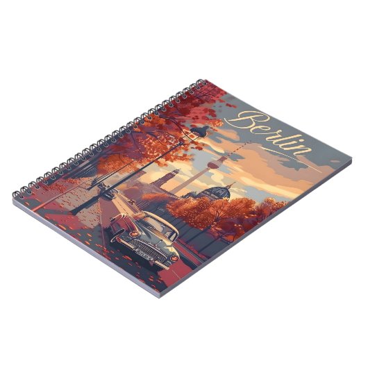 Berliner Herbsteleganz Notizblock (Linke Seite)