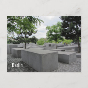 Berliner Holocaust-Mahnmal Postkarte