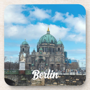 Berliner Kathedrale und Fernsehturm in Berlin Getränkeuntersetzer