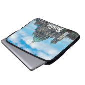 Berliner Kathedrale und Fernsehturm in Berlin Laptopschutzhülle (Vorne Knopf)