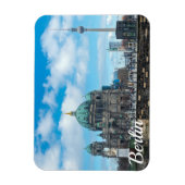 Berliner Kathedrale und Fernsehturm in Berlin Magnet (Vertikal)