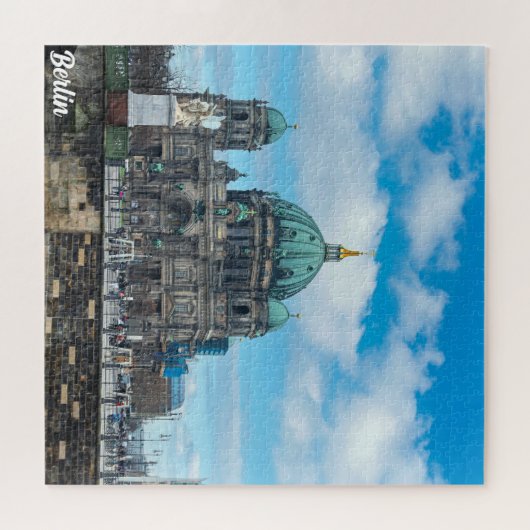 Berliner Kathedrale und Fernsehturm in Berlin Puzzle (Horizontal)
