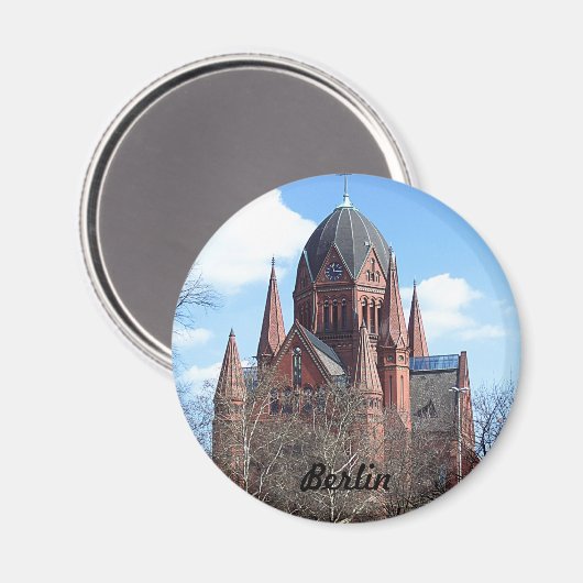 Berliner Kirchenmagnet Magnet (Vorderseite/Rückseite)