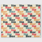 Berliner Kreativmuster Geschenkpapier (Flach)