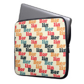 Berliner Kreativmuster Laptopschutzhülle (Vorderseite Links)