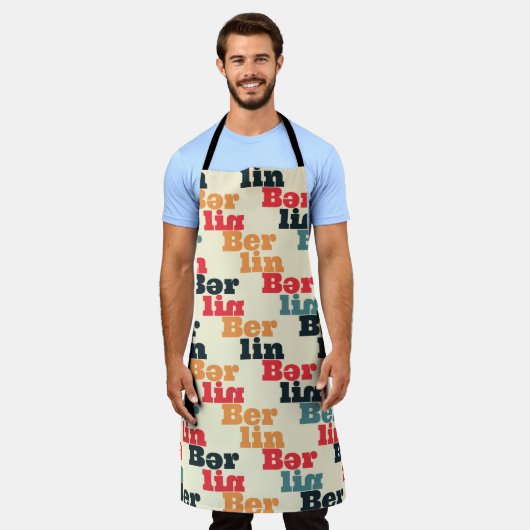 Berliner Kreativmuster Schürze (Getragen)