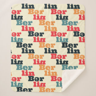 Berliner Kreativmuster Sherpadecke