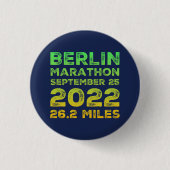 Berliner Marathon 2022 Button (Vorderseite)