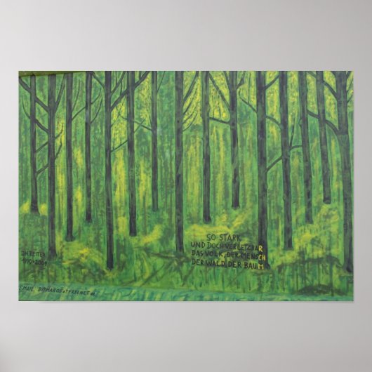 Berliner Mauer 4 Poster (Vorne)